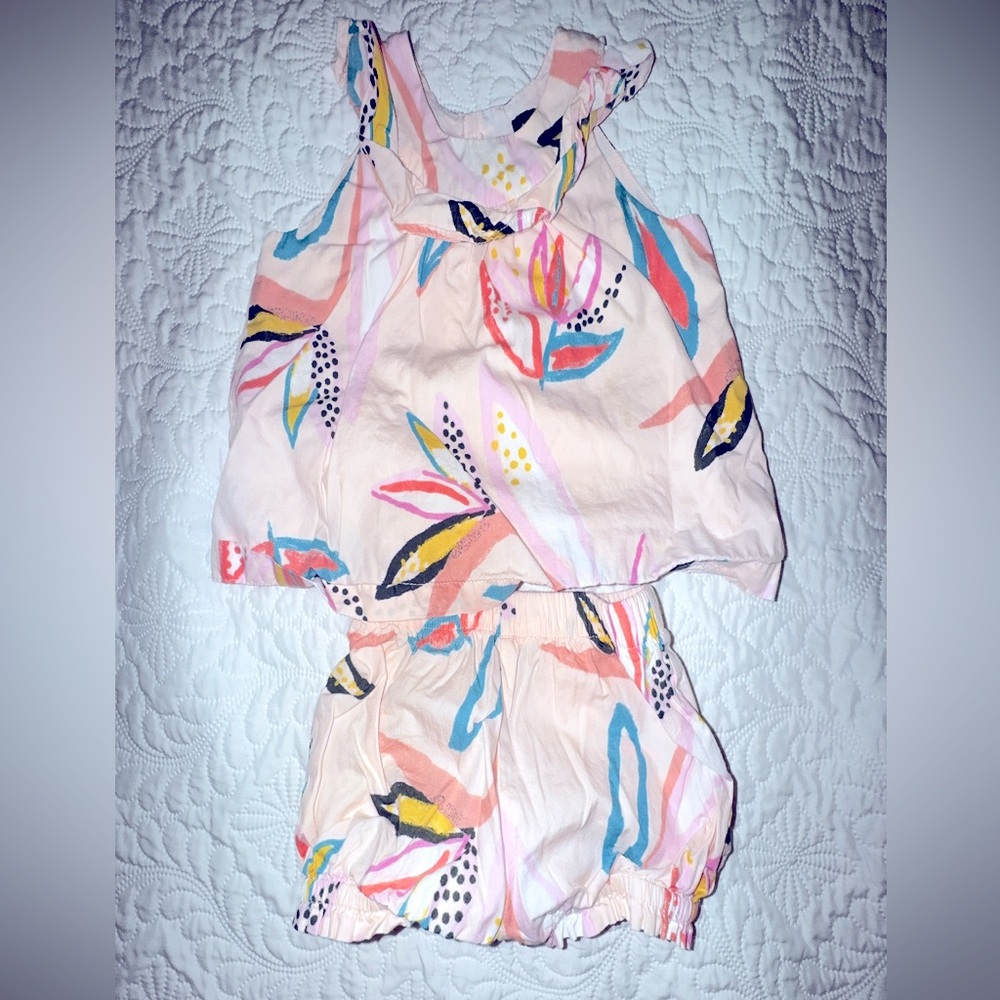 9-12month Tea Collection two piece set.